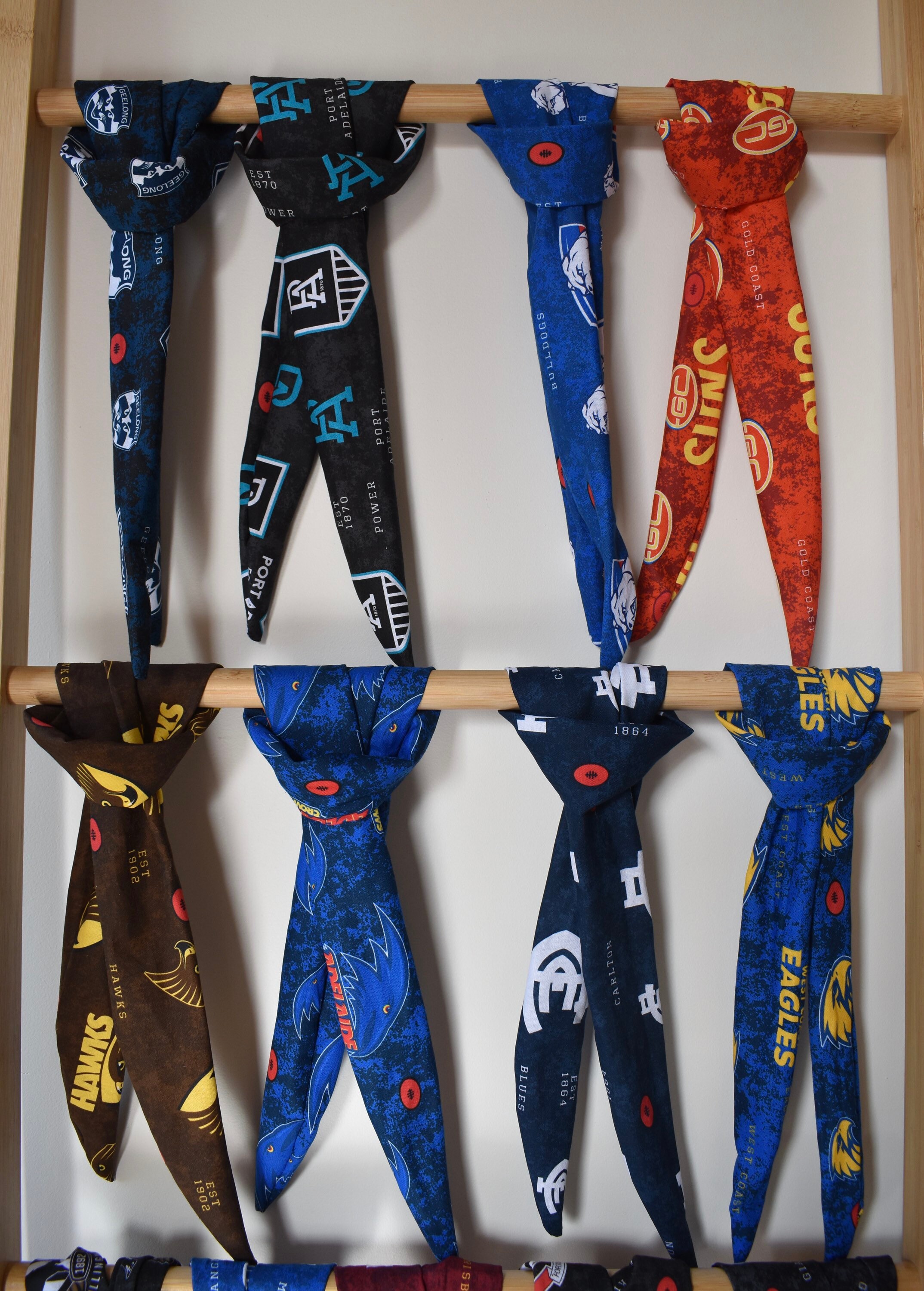 3 Pack AFL Headbands and Scrunchies Footy Etsy Australia