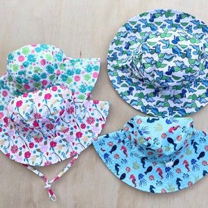 Baby/toddler bucket hat. Adjustable bucket hat with strap