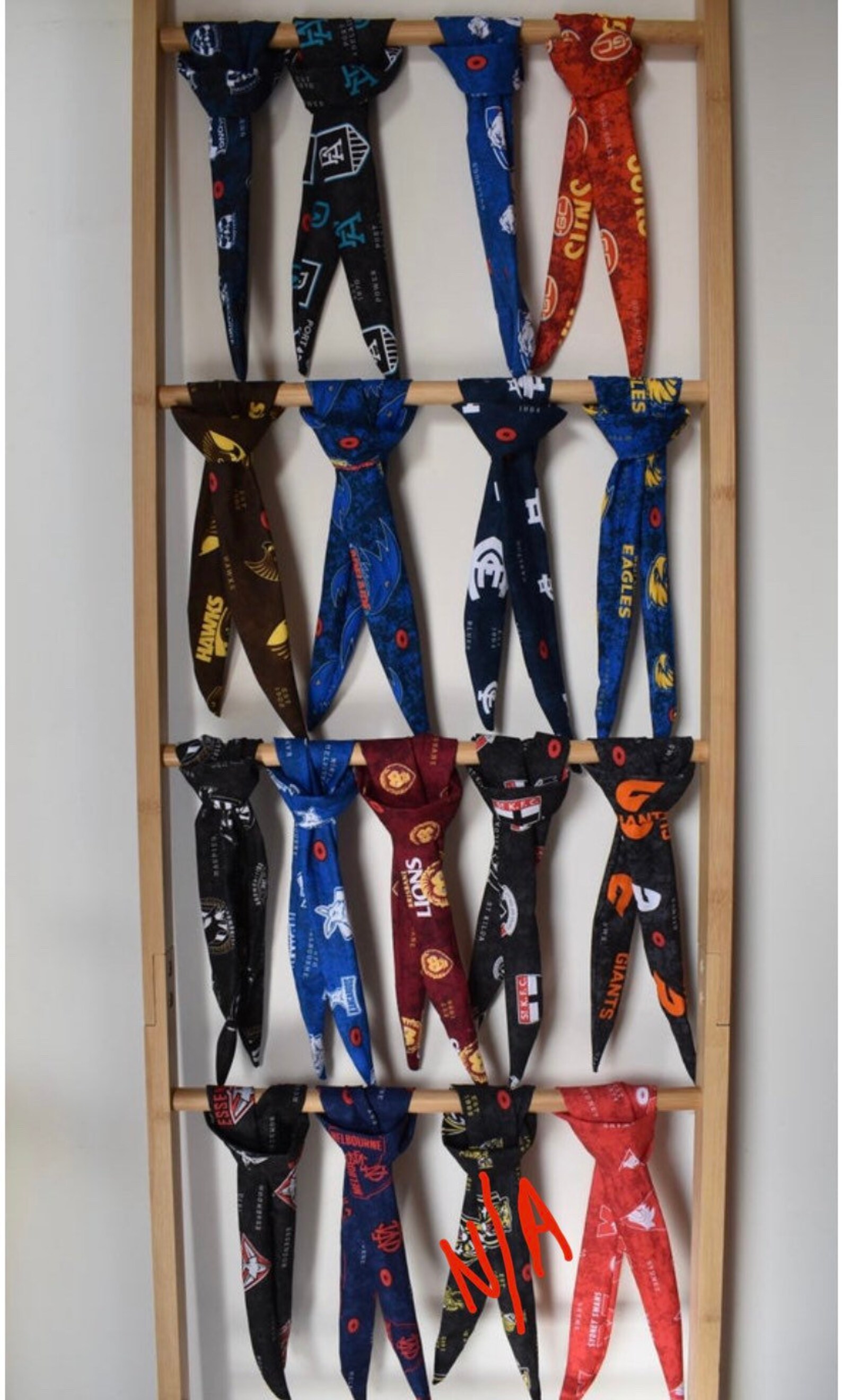 3 Pack AFL Headbands and Scrunchies Footy Etsy Australia