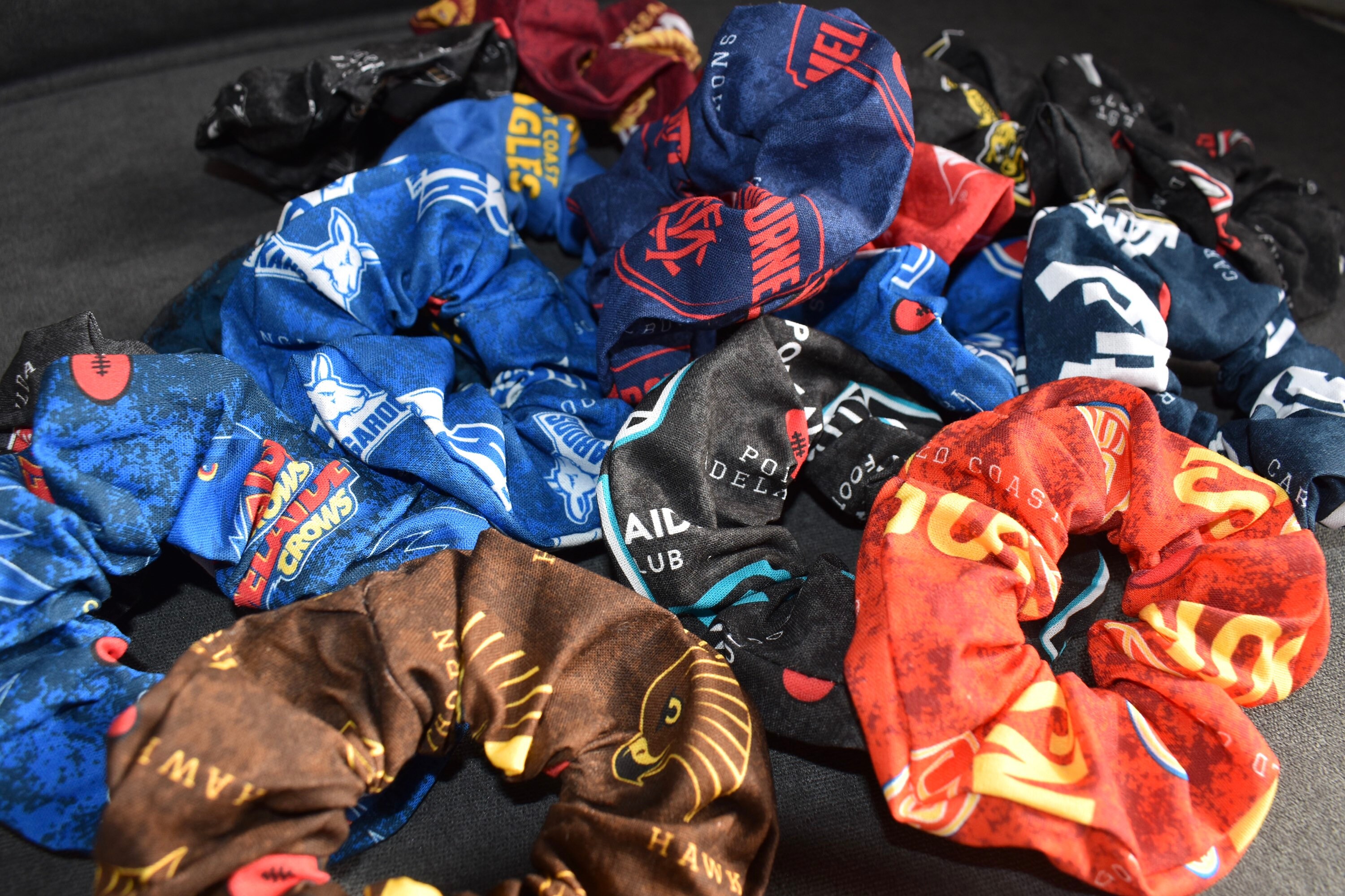 3 Pack AFL Headbands and Scrunchies Footy Etsy Australia