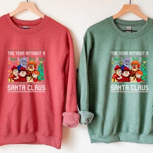 The Year Without a Santa Claus Shirt & Sweatshirt: Family Matching Christmas Shirt, Pajamas, Christmas Movie, Heat Mister, Snow Miser