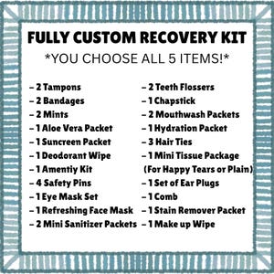 Custom Hangover Recovery Kit: Choose 5 Items, Sealed in Canvas Bag ...