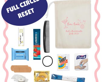 Martini Bachelorette Hangover Kit: Bridesmaid Favor, Bachelorette Recovery Kit, Bachelorette Favor