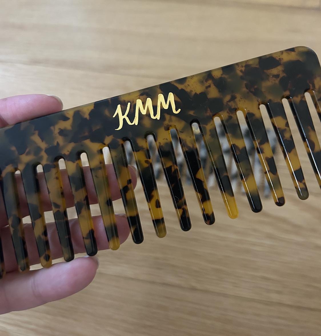 Shell Comb Design Personalized Tortoise Shell Comb: Custom Monogram Hair Combs ...