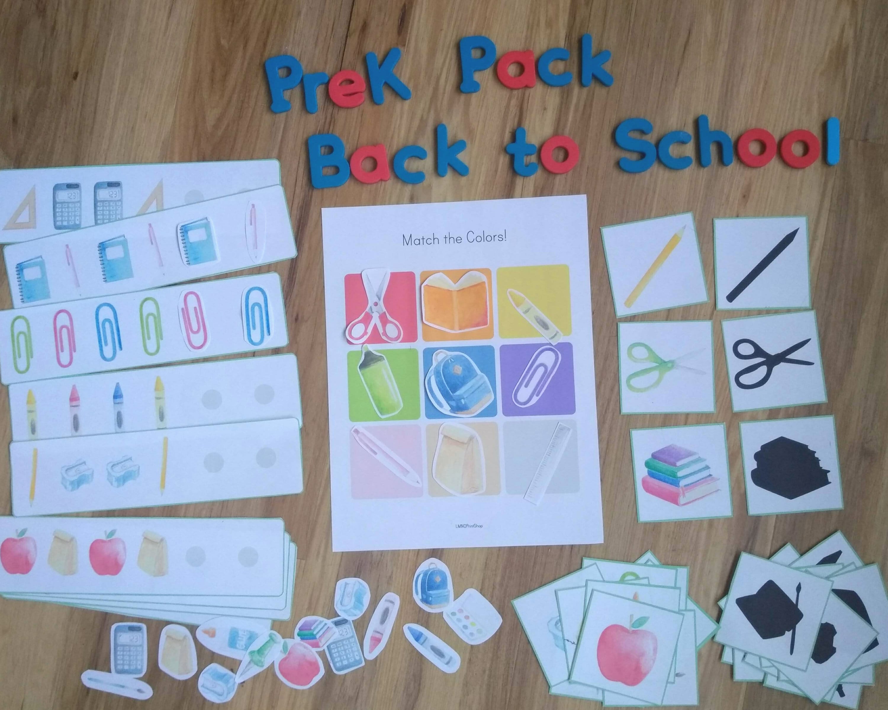 Colors Printable Pack Preschool