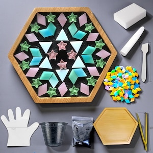 DIY Mosaic Coasters | Craft Kit for Kids and Adults