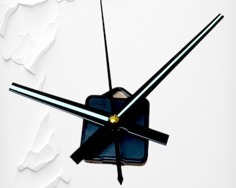 Luminous clock hands. Black clock hands Minute hand 19 cm long hands for wall clocks.