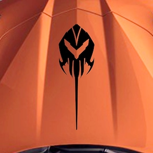 Clausen&#39;s World - VETTATOR STINGRAY Hood/Door Vinyl Decal 3 sizes - Compatible with Corvette C8