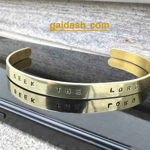 Inspirational  jewelry, Christian jewelry bracelet , Christian bracelet, &quot;Seek The Lord&quot;