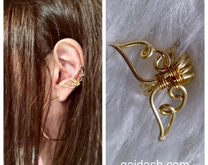 Wings ear cuff , wings jewelry ,fary wings,  elf ear cuff, dancer earrings.