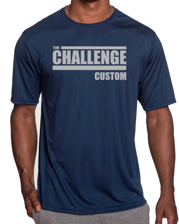 Dri Fit Navy Blue The Challenge Season 37 Shirt Custom with Your Name