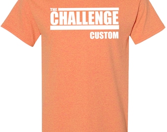 New Season 39 The Challenge Shirt Custom with Your Name Orange Shirt New Champion