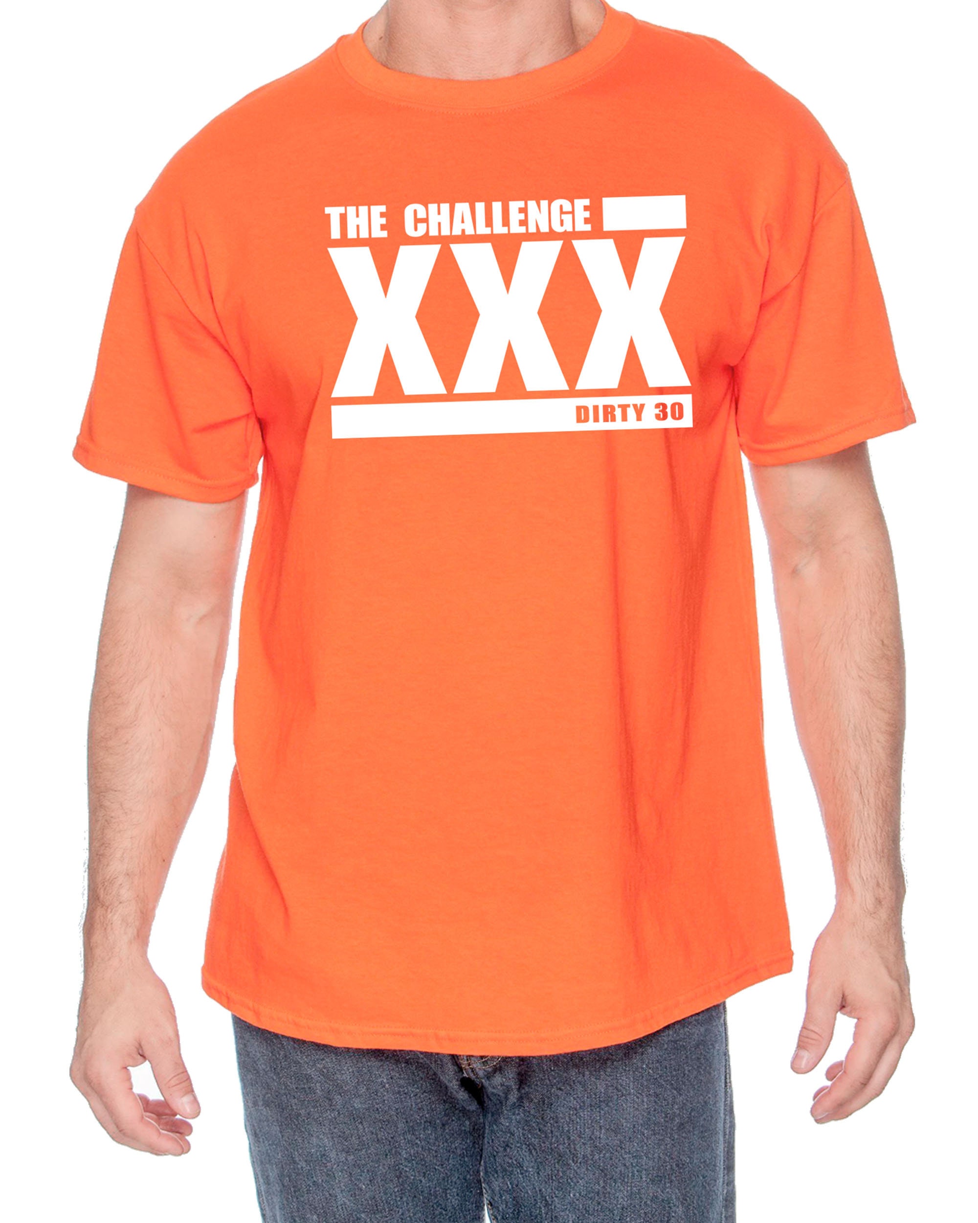 The Challenge Shirt Dirty 30 With CUSTOM Name on Back | Etsy