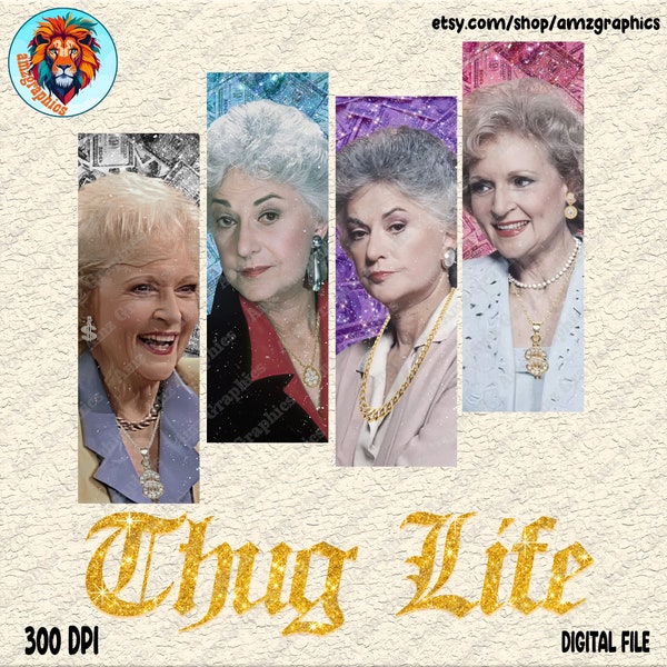 Thug Life Png, Squad Girl Png, I Don't Need Therapy, Retro Graphic Design, Thug Life Girl Png, 80zTV Sitcom, Just Need To Watch Golden Girl