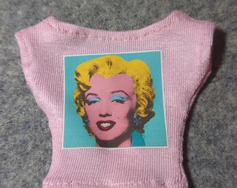 Graphic T-shirts for 1/6 scale fashion dolls