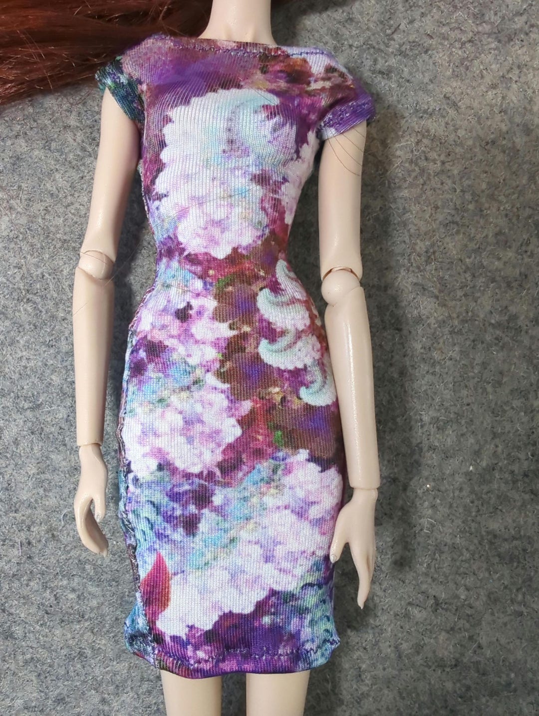 Knit Pattern Slip on Dress for 1/6 Scale Fashion Dolls - Etsy