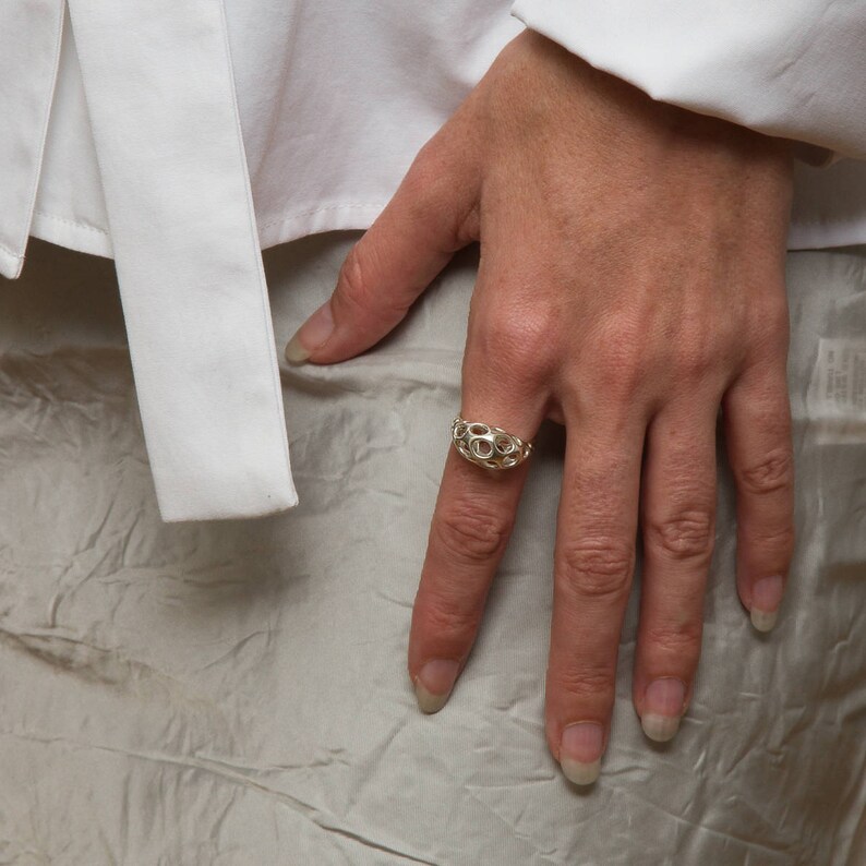 Orpheus Ring Sterling or Gold Plated