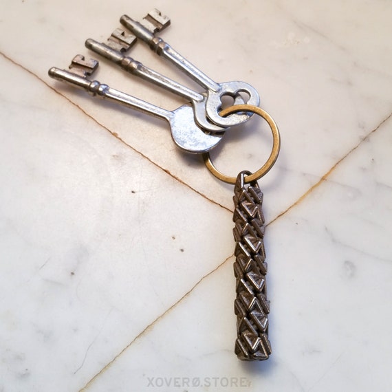 Drogue 3d Printed Keychain Steel Etsy