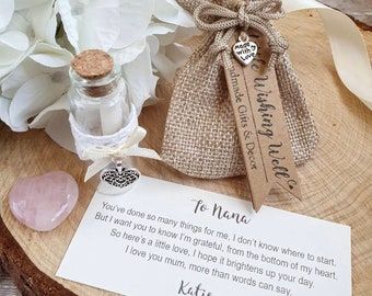 Personalised handmade carte de noël par bijou artisanat-boules gemmes grandma nana Personalised handmade carte de noël par bijou artisanat-boules gemmes grandma nana