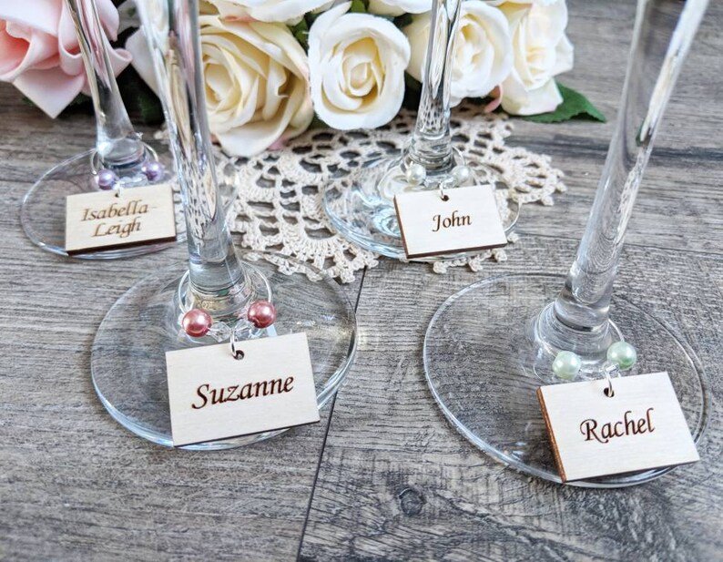 Wine Glass Charms Ideal For Wedding Favors Home Furniture Diy