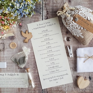 Presente de parabéns pela gravidez | Presente personalizado para chá de bebê