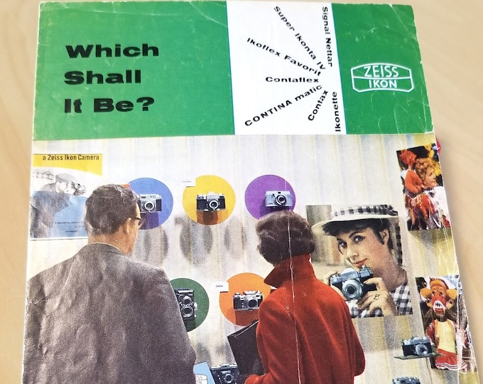 Zeiss Ikon Contax Full Color Brochure - Full Product Line - 1959 - Cameras, Lenses, Accessories