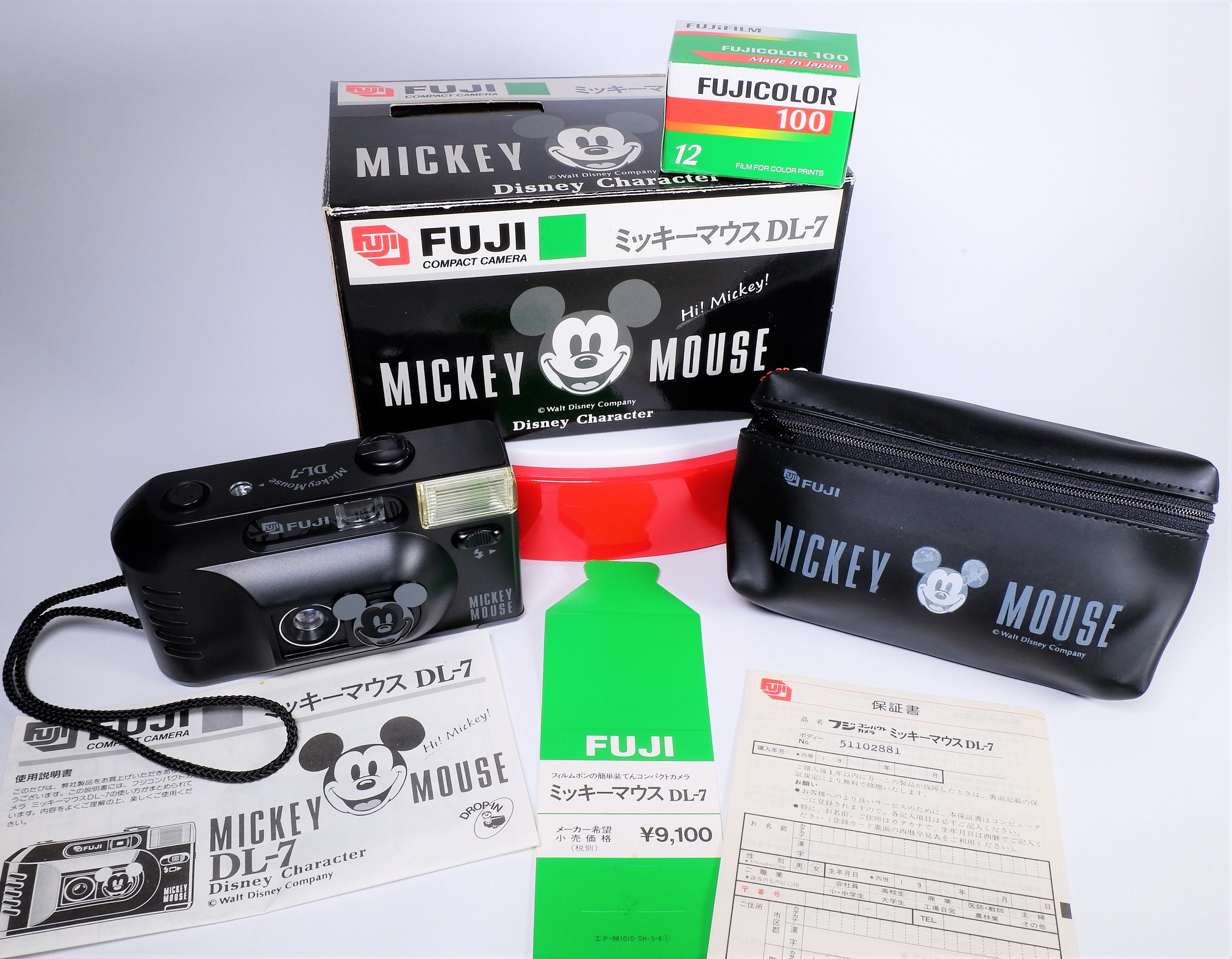 ５５％以上節約 Fujifilm Hi Camera Film Compact 35mm DL-7 Mouse Mickey フィルムカメラ