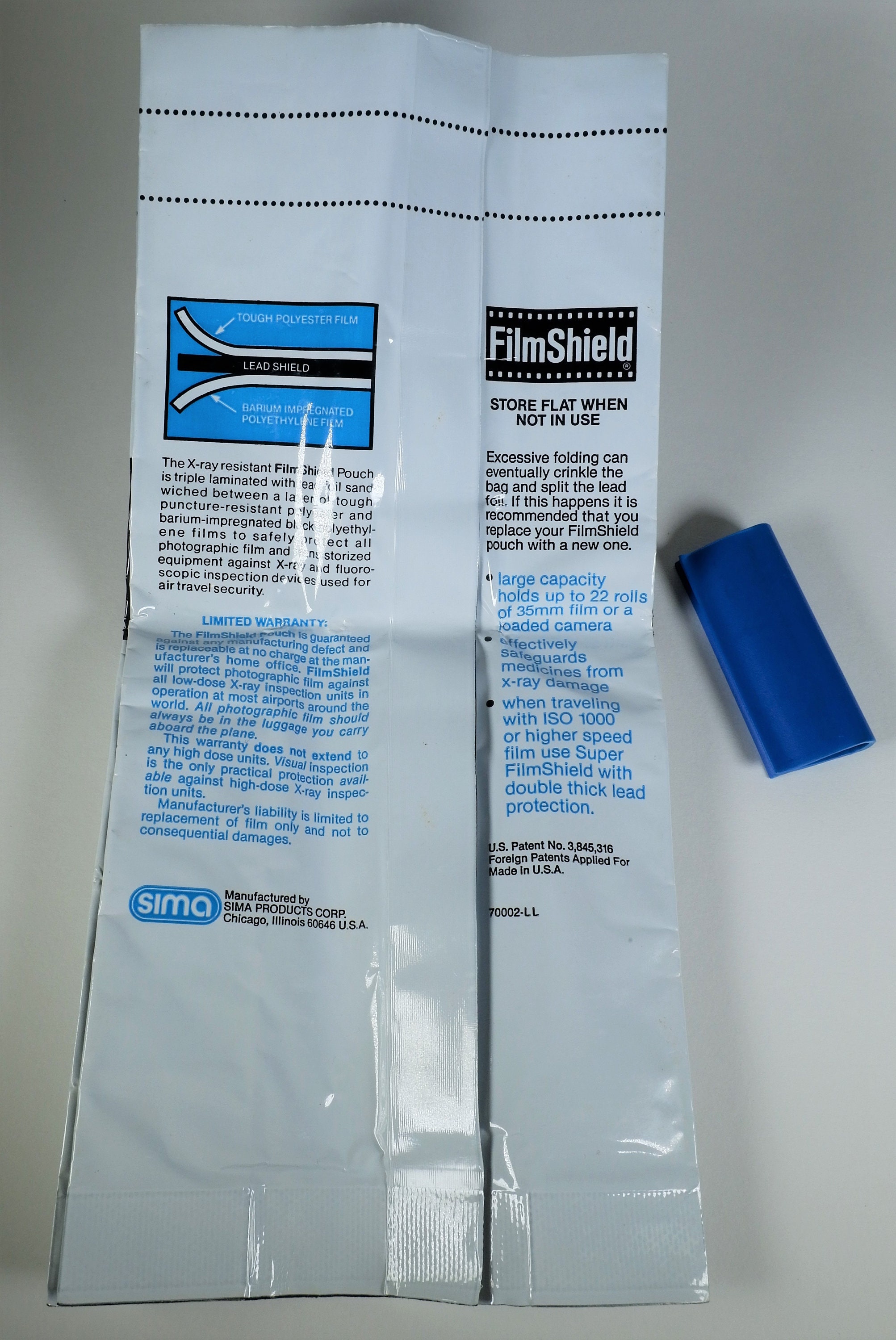 Sima Film Shield Lead Laminated Pouch Protects Film