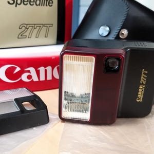 Canon Speedlite 277T Electronic Flash Set - New in Box - Collector Condition - Tested, 100% Working