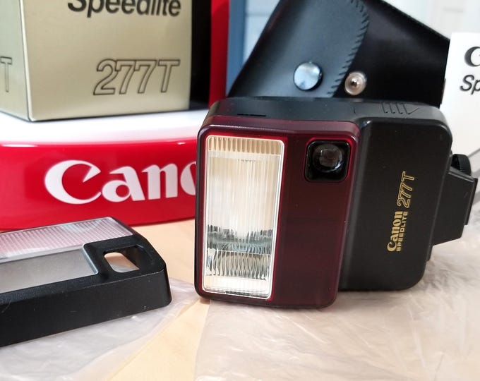 Canon Speedlite 277T Electronic Flash Set - New in Box - Collector Condition - Tested, 100% Working