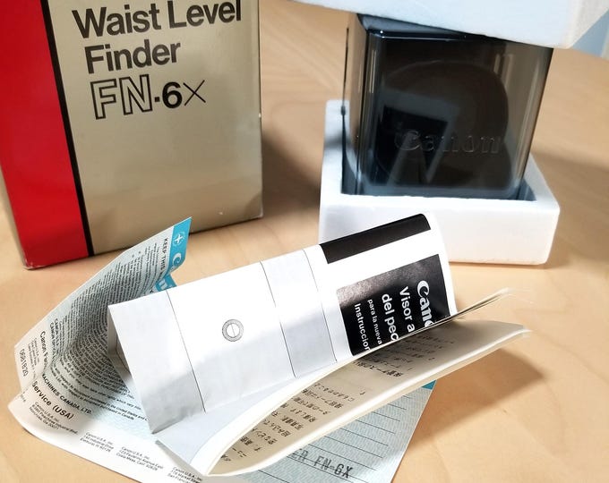 Canon Waist-Level Finder FN 6x Set New in Box - Collector's Condition - Free USA Shipping