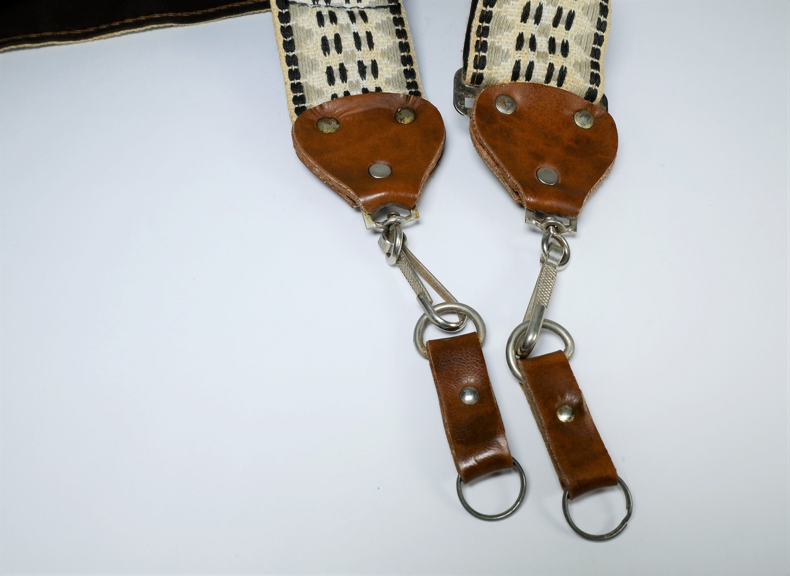 Vintage 1960s - 1970s Hippie Style Woven Cloth Camera Strap - Fully ...