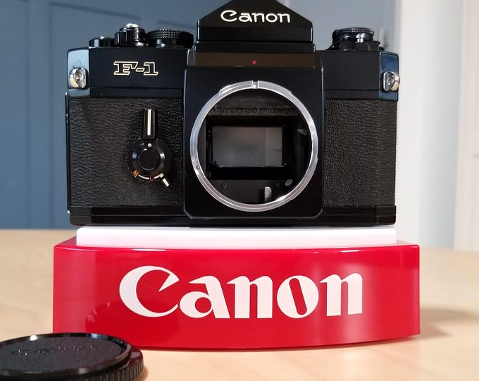 Canon F-1 35mm SLR Film Camera - Early Version 1973 - Fully Tested, Professionally Serviced, Mint