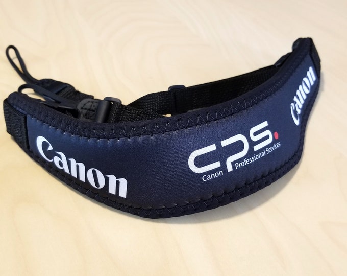 Canon Professional Services (CPS) Padded Neoprene Camera Strap by Op/Tech USA - New - Adjustable - Hard to Find Canon Accessory