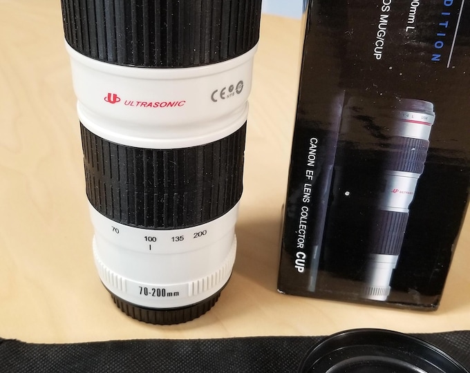 Canon Special Edition EF Zoom Lens Collector Cup w/ Original Box, Custom Bag & Caps - New in Box