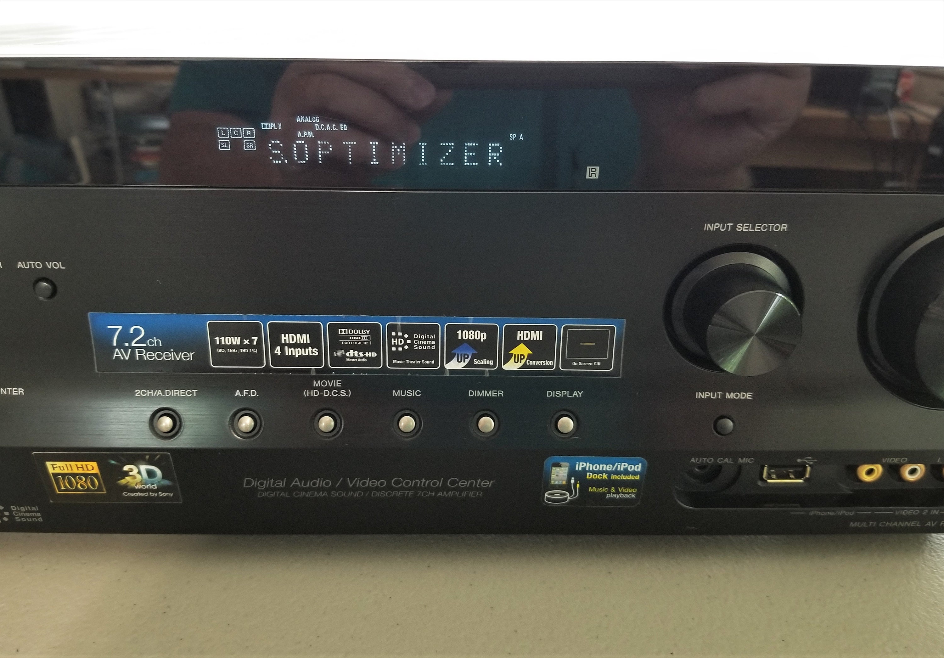 Sony STRDH820 Digital Cinema Surround Sound 7.1 Multi Channel Audio