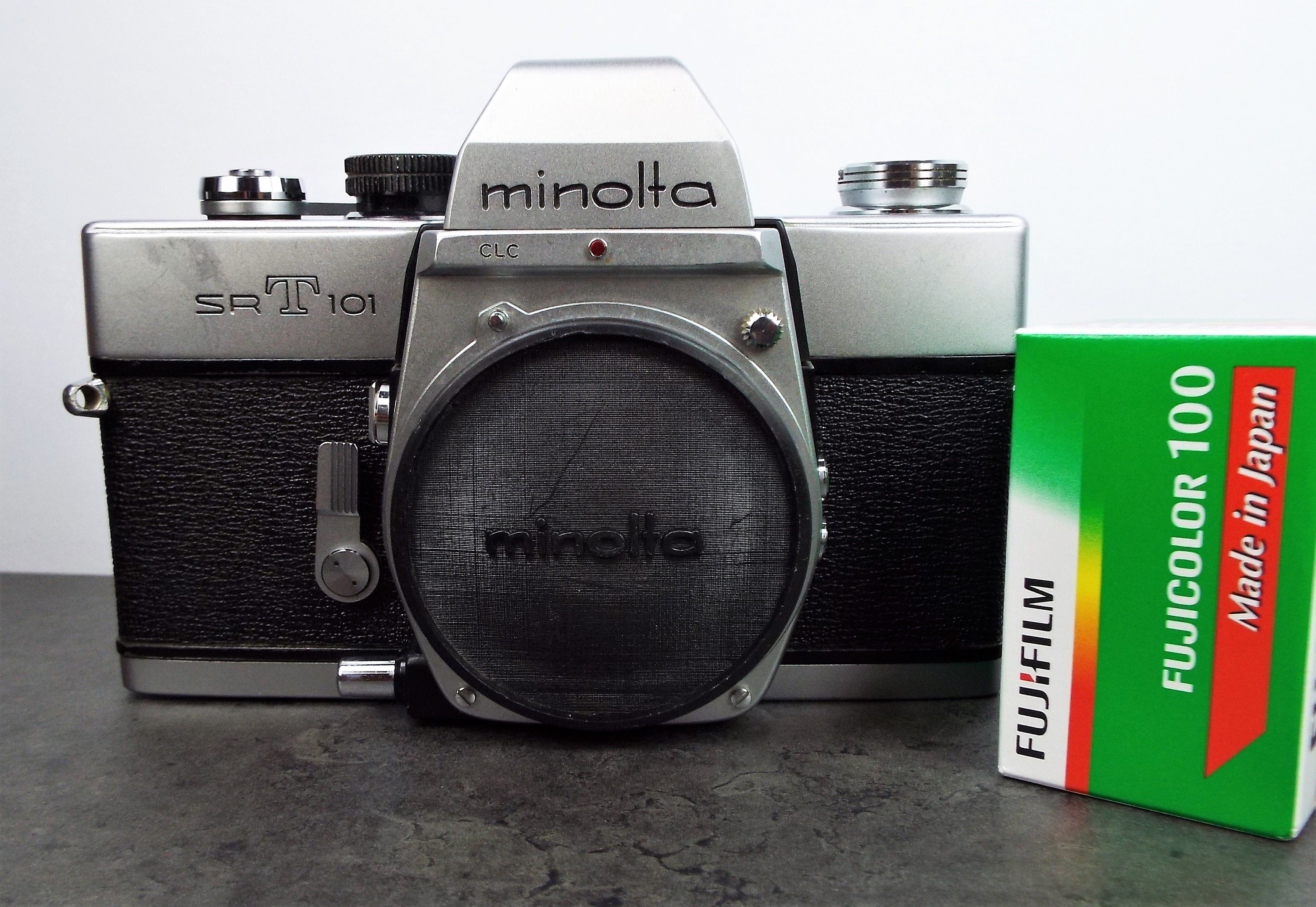 Minolta SRT 101 35mm SLR Film Camera Fully Working Accurate Meter