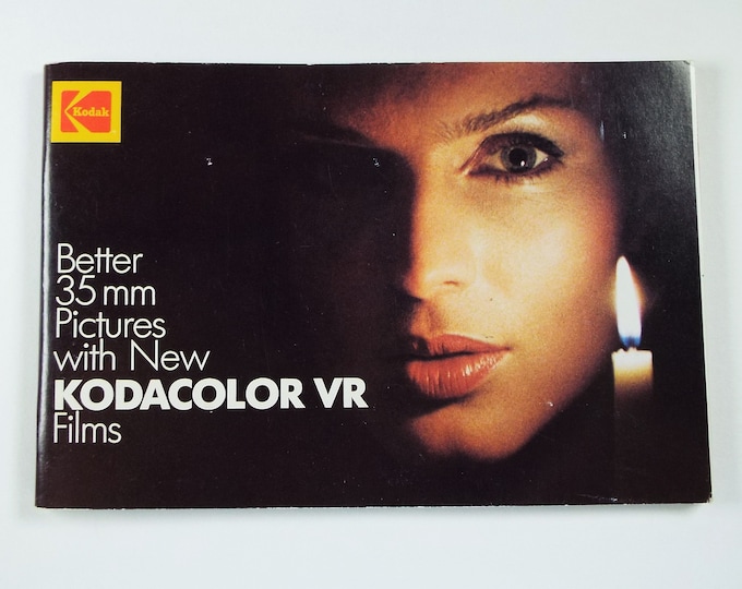 Kodak Kodacolor VR 35mm Films Brochure - Soft Cover - 70 Pages - 35mm SLR Photography - Mint New - 1983 - Free USA Shipping!