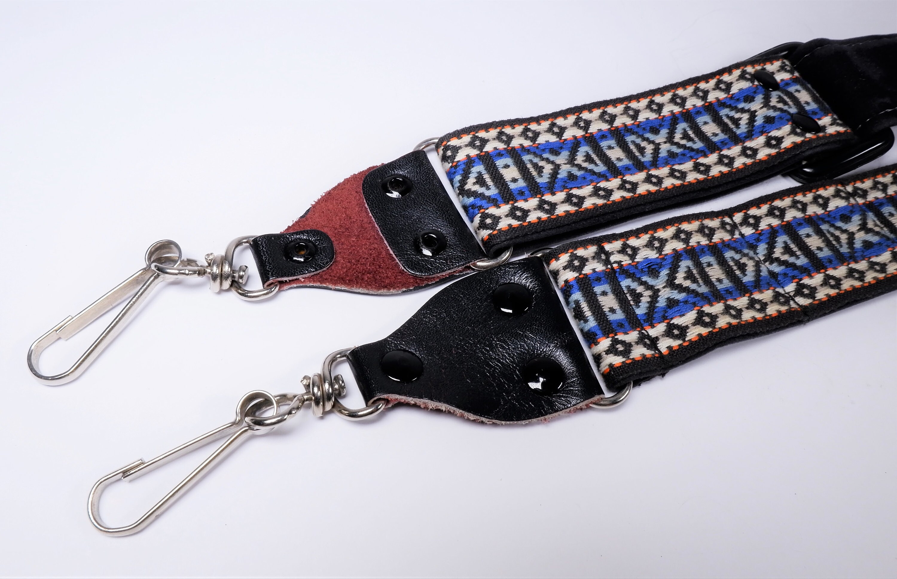 Vintage 1960s - 1970s Hippie Style Woven Cloth Camera Strap - Fully ...