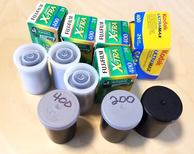 11 Rolls of New and Unused Expired Fujifilm Superia 400 and Kodak Ultamax 400 Color Negative Film - 24 & 36 Exposure Film - Properly Stored