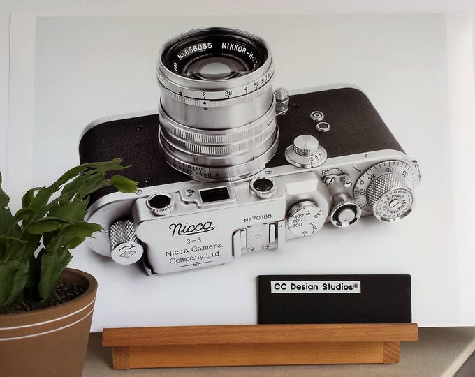 1950s Nicca Film Camera Fine Art Print - 13 x 19 in  - Unframed - Printed on Pro-quality Canon Semi-gloss Paper w/ Archival Inks - Ltd Ed