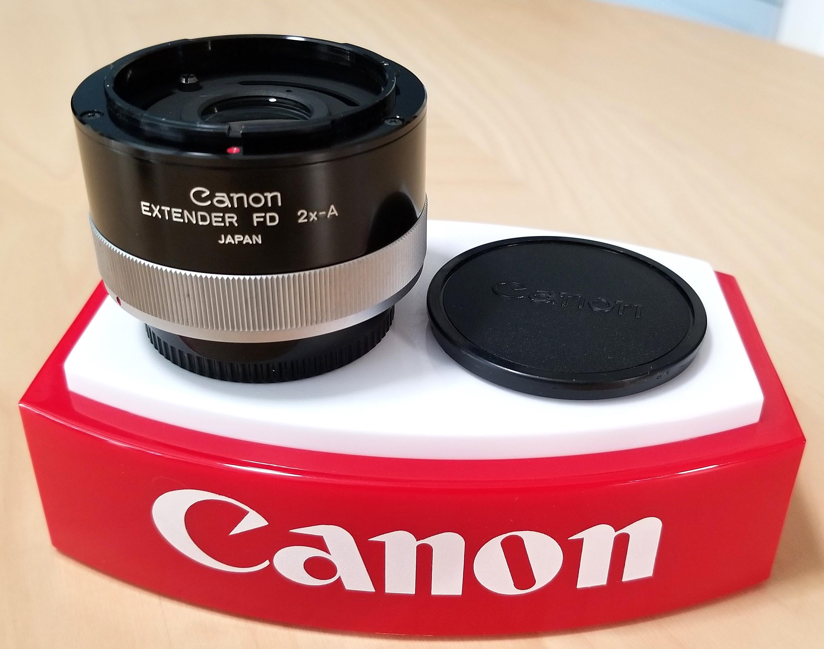 Classic Canon Extender FD 2x-A w/ Case and Canon Caps Classic Canon Extender FD 2x-A w/ Case and Canon Caps