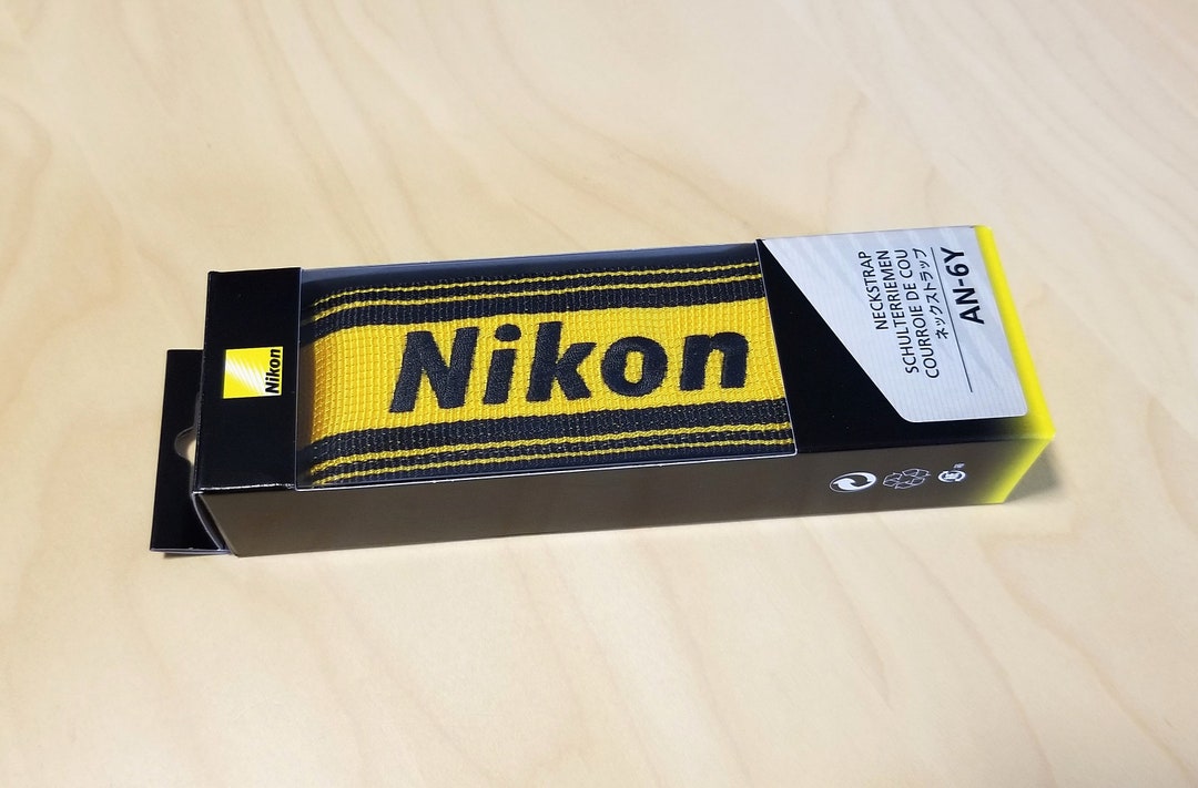 Nikon VHS01201 AN-N1000 Nylon Neck Strap In Black NEW