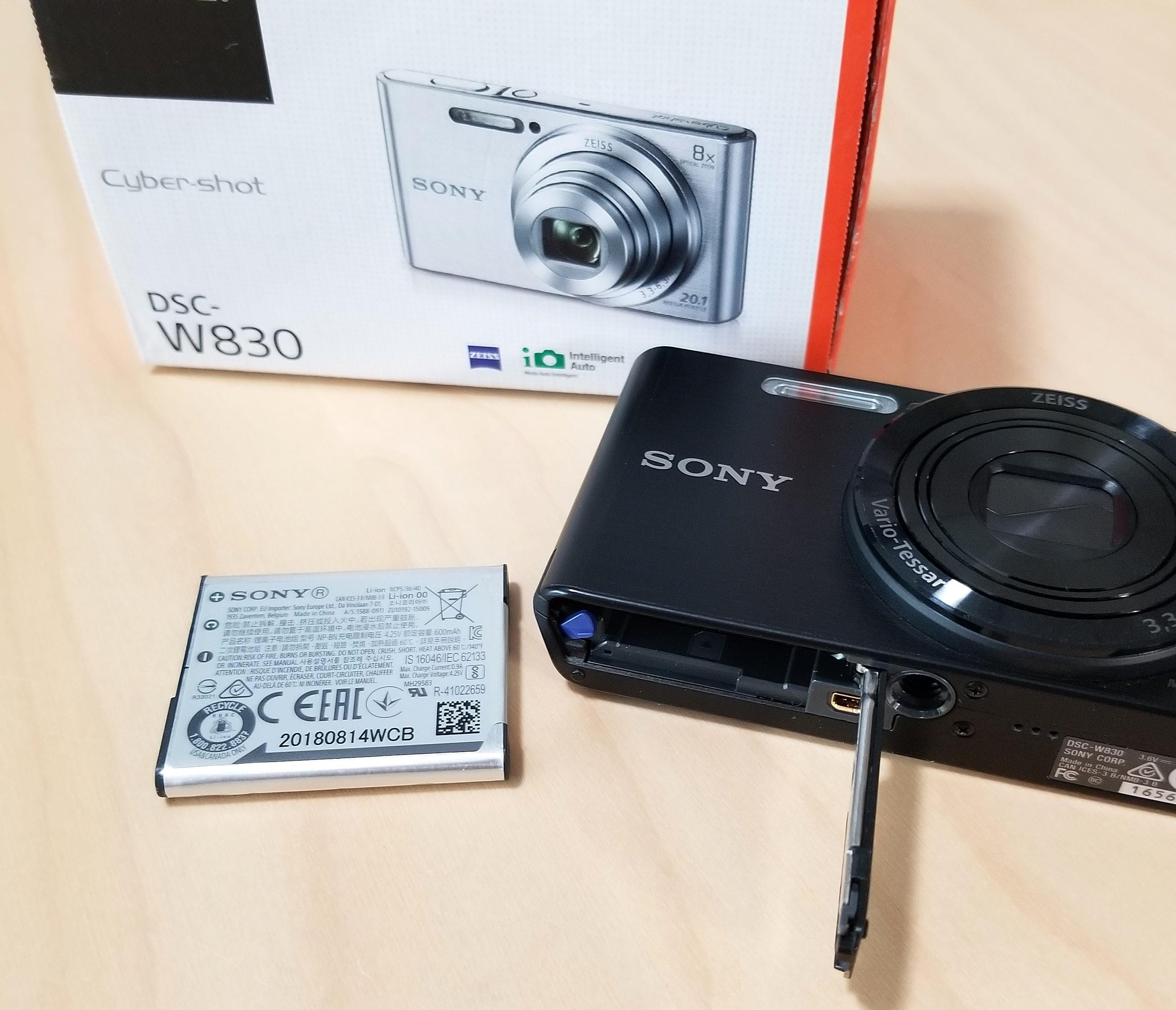 Sony Cyber-shot DSC-W830 20.1 MP Digital Camera - 8x Zeiss Zoom