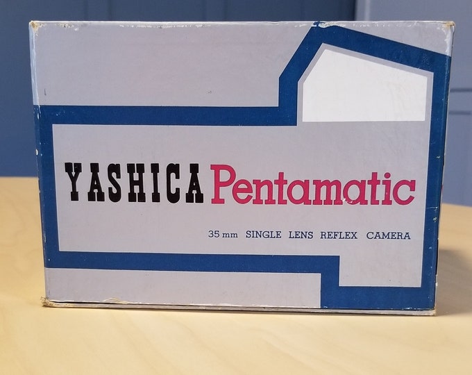 Rare Yashica Pentamatic Camera Box from 1960 - Yashica's First 35mm SLR - No Camera, Just the Empty Box