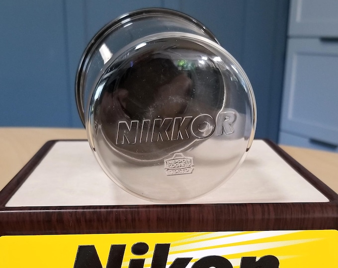 Nikon Nikkor Nippon Kogaku Plastic Bubble Hard Case for Lenses - Mint Condition