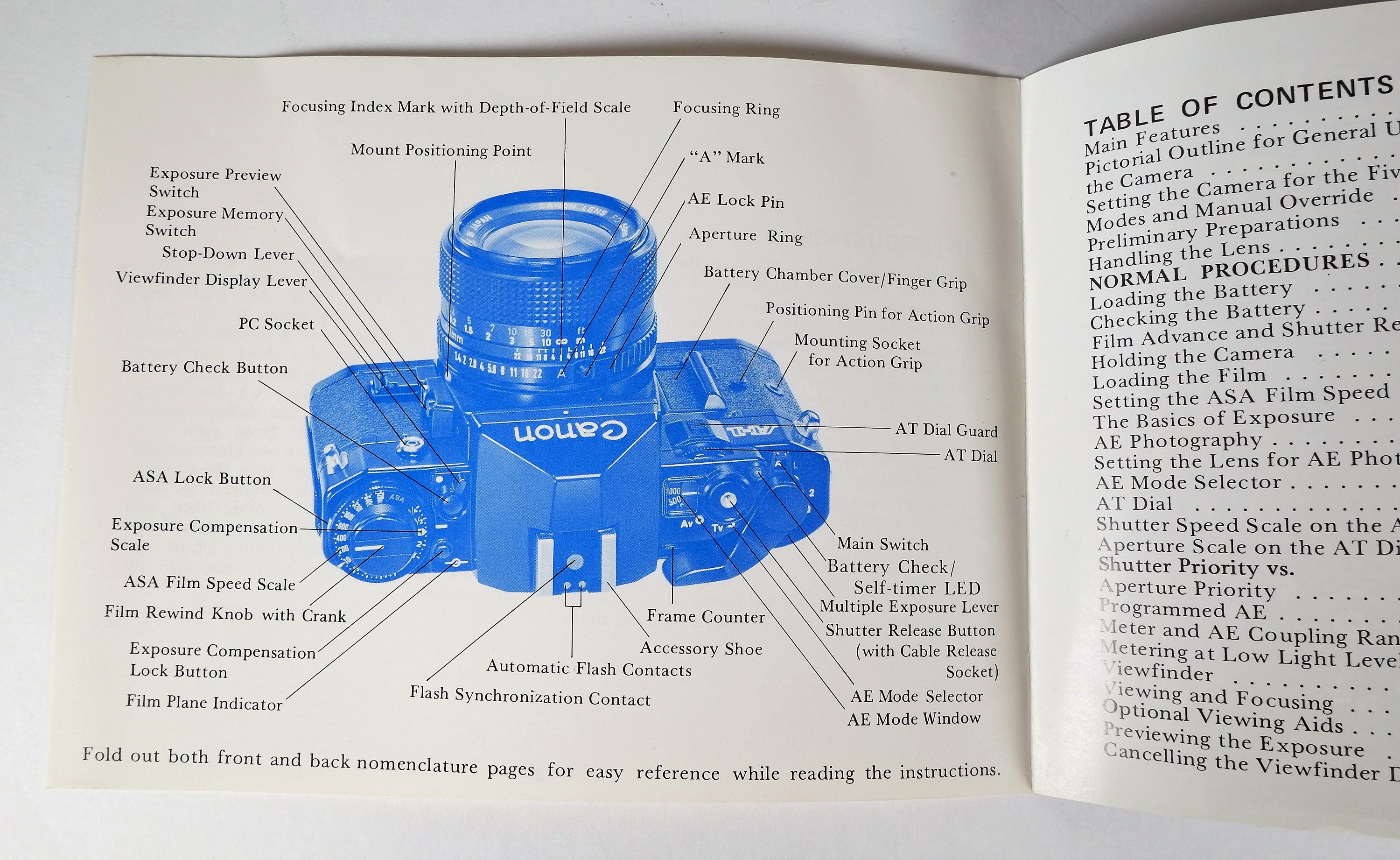 Vintage Canon A1 35mm SLR Camera Instruction Book 102 Pages