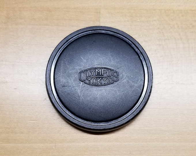 Rare Olympus Tokyo 49mm Push-On Lens Cap - Works Perfectly - Excellent Condition