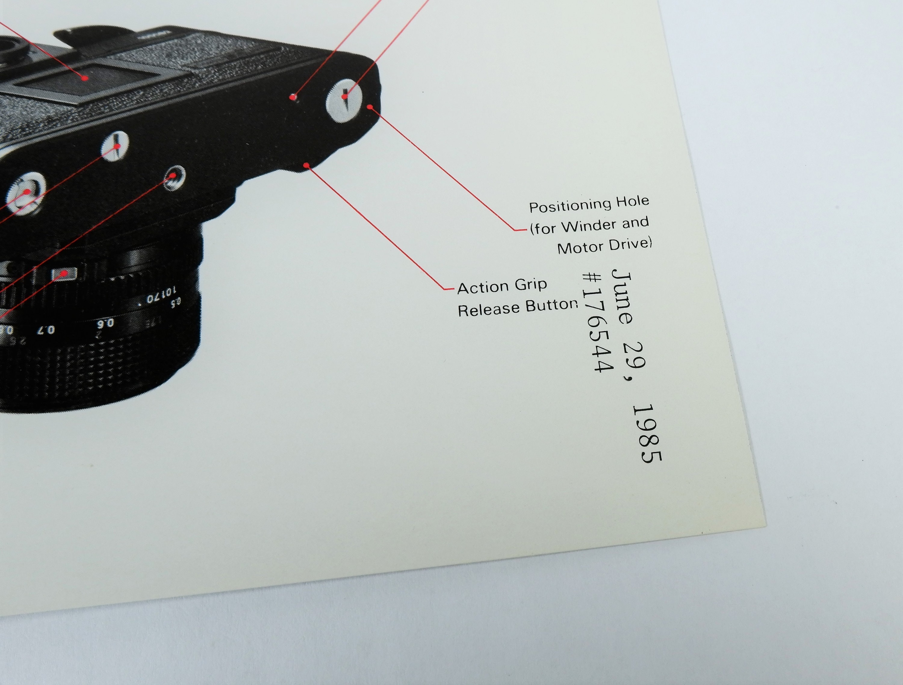 Canon New F1 35mm SLR Film Camera Instruction Book 1982 Nearly