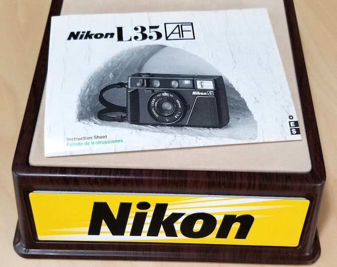 Rare Nikon L35 AF 35mm Film Camera Instructions - Original, Not a Copy